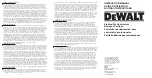 Предварительный просмотр 1 страницы DeWalt DG5142 Instruction Manual