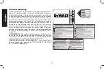 Preview for 18 page of DeWalt DH4240B Instruction Manual