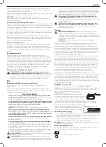 Предварительный просмотр 87 страницы DeWalt DHS780 Original Instructions Manual