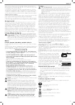 Предварительный просмотр 111 страницы DeWalt DHS780 Original Instructions Manual