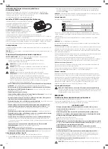 Предварительный просмотр 122 страницы DeWalt DHS780 Original Instructions Manual