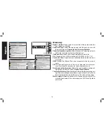 Preview for 16 page of DeWalt DP3100 Instruction Manual