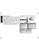 Preview for 16 page of DeWalt DP3700 Instruction Manual