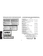 Предварительный просмотр 80 страницы DeWalt DPE3800 Instruction Manual