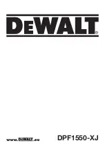 DeWalt DPF1550-XJ Original Instructions Manual preview