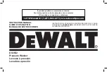 DeWalt DS3532 Instruction Manual preview