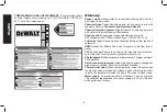 Preview for 18 page of DeWalt DS3532 Instruction Manual