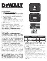 Preview for 5 page of DeWalt DS600 MOBILELOCK Instruction Manual