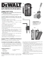 Preview for 1 page of DeWalt DS620 Instructions