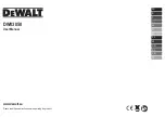 Предварительный просмотр 1 страницы DeWalt DW03050 User Manual