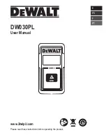 Preview for 1 page of DeWalt DW030PL User Manual