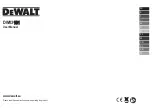 Preview for 1 page of DeWalt DW03101 User Manual