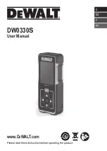 Preview for 1 page of DeWalt DW0330S User Manual