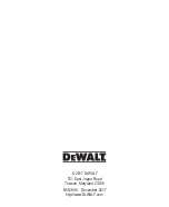 Preview for 34 page of DeWalt DW03601 User Manual