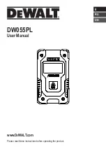 Preview for 1 page of DeWalt DW055PL User Manual