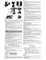 Предварительный просмотр 2 страницы DeWalt DW059-XE Instruction Manual