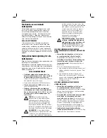 Preview for 10 page of DeWalt DW059 Instructions Manual