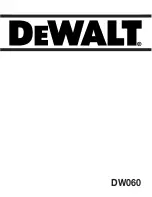 Предварительный просмотр 1 страницы DeWalt DW060 User Manual