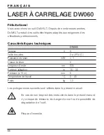 Preview for 50 page of DeWalt DW060 User Manual