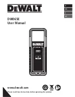 Preview for 1 page of DeWalt DW065E User Manual