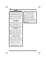 Preview for 48 page of DeWalt DW075 Instructions Manual