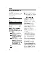 Preview for 70 page of DeWalt DW075 Instructions Manual