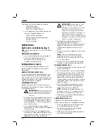 Preview for 114 page of DeWalt DW075 Instructions Manual