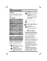 Предварительный просмотр 44 страницы DeWalt DW078 Original Instructions Manual