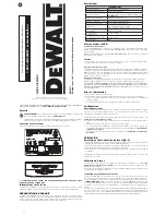 Предварительный просмотр 5 страницы DeWalt DW0811 Instruction Manual