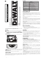 Предварительный просмотр 7 страницы DeWalt DW0811 Instruction Manual