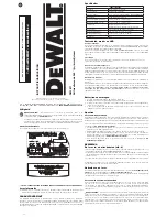 Preview for 13 page of DeWalt DW0811 Instruction Manual