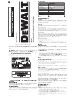 Предварительный просмотр 21 страницы DeWalt DW0811 Instruction Manual