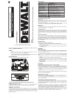 Предварительный просмотр 23 страницы DeWalt DW0811 Instruction Manual