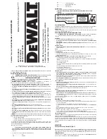 DeWalt DW087 Instruction Manual preview