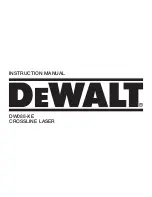 DeWalt DW088-XE Instruction Manual preview