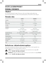 Предварительный просмотр 9 страницы DeWalt DW088KD Original Instructions Manual