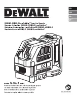 Preview for 1 page of DeWalt DW088LG LaserChalkLine Quick Start Manual