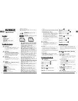 Preview for 7 page of DeWalt DW088LG LaserChalkLine Quick Start Manual