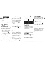 Preview for 9 page of DeWalt DW088LG LaserChalkLine Quick Start Manual