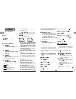 Preview for 11 page of DeWalt DW088LG LaserChalkLine Quick Start Manual