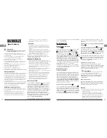 Preview for 12 page of DeWalt DW088LG LaserChalkLine Quick Start Manual