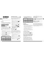 Preview for 13 page of DeWalt DW088LG LaserChalkLine Quick Start Manual