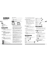 Preview for 15 page of DeWalt DW088LG LaserChalkLine Quick Start Manual