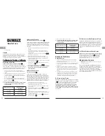 Preview for 17 page of DeWalt DW088LG LaserChalkLine Quick Start Manual