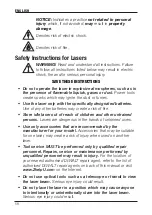 Preview for 60 page of DeWalt DW089 Original Instruction