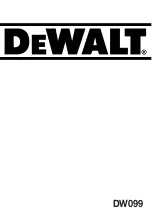 Preview for 1 page of DeWalt DW099 Instructions Manual