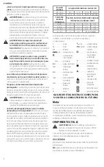 Предварительный просмотр 6 страницы DeWalt DW130V-AR Instruction Manual