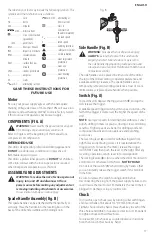 Предварительный просмотр 19 страницы DeWalt DW130V-AR Instruction Manual