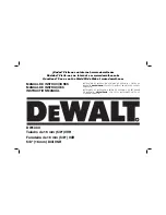 DeWalt DW130V Instruction Manual preview