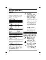 Preview for 36 page of DeWalt DW152 Original Instructions Manual